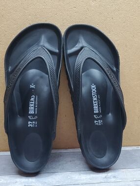 Birkenstock Black EVA Thong Sandals